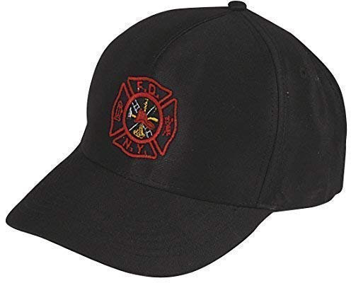Fan-O-Menal Baseballcap-Cap mit Einstickung - Fire Department New York ... F D N Y - 68286 schwarz