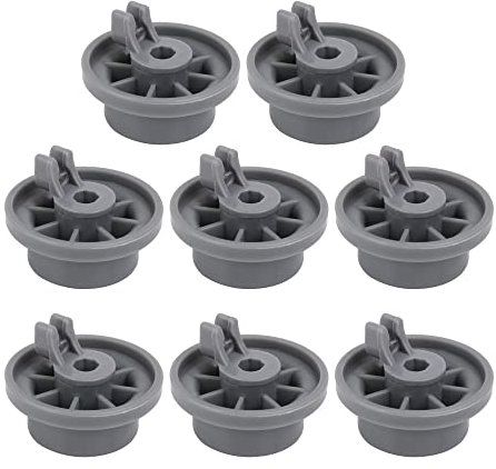BQLZR 36 x 25mm Plastic 165314 Dishwasher Lower Rack Roller Dishwasher Lower Rack Basket Wheel Replaces 00420198 420198 Pack of 8