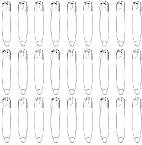 Pandahall Brosche Bar Sicherheitsnadeln 28x6mm 28x6mm