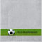 Manutextur Duschtuch mit Namen - personalisiert - Motiv Sport - Fußball - viele Farben & Motive - Dusch-Handtuch - hellgrau - Größe 70x140 cm - persönliches Geschenk mit Wunsch-Motiv und Wunsch-Name