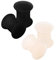 KJM FASHION 4 Stk Silikon Schwarz Hautfarbe 6mm 2g Double Flared Flesh Earplugs Ohr Plug Stecker Ring Expander Stab Piercing Schmuck 2818