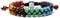 JSDDE Natural Crystals Bracelet Womens 7 Chakra Crystal Stone Rope Braided Gemstone Bracelets