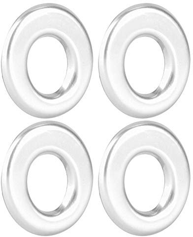 Auto Türschloss Pin Zierring, 4pcs Tür Lift Lock Pin Knöpfe Ringe Trim Cover Frame Fit für GLA/GLC Neue C-Klasse E-Klasse[Silber]