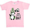 1Tee Girls Just Saying Hi, Panda T-Shirt Baby Pink 9-11 Years