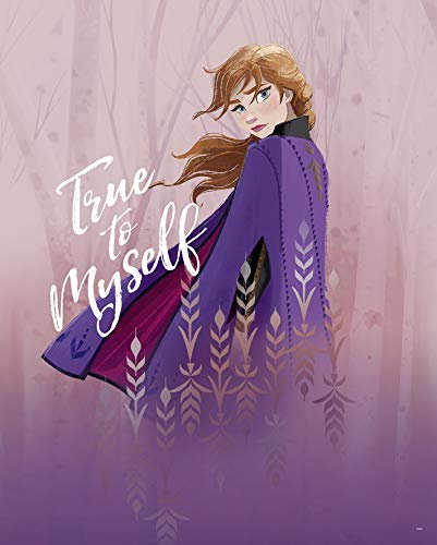 Komar Disney Wandbild Frozen Anna True to Myself | Kinderzimmer, Babyzimmer, Dekoration, Kunstdruck | ohne Rahmen | WB076-40x50 | Größe: 40 x 50 cm (Breite x Höhe)