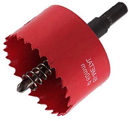60mm Hole Saw Cutter M42 Bi-Metal Hole Saw Drill Bit for Wood Plastic Aluminum