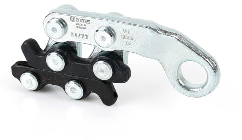 Dönges Seilspannklemmen 6-35 mm², Ø 3-9 mm für Stahldrahtseile, 6-35 mm², 3-9 mm 12511 Augengröße: 22 mm/Bruchlast: 2500 kg/Tragfähigkeit: 1000 kg