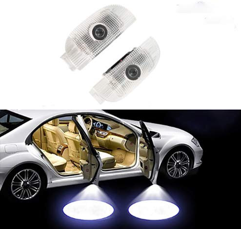 Duleutgnu 2 Stück Einstiegsbeleuchtung Autotür Lichter Symbol Willkommen HD Dekoration Lamp Ambiente Emblem Kompatibel mit mercedes benz SL-Class B
