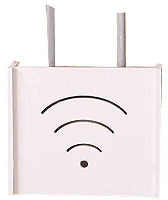 luckiner Wall-Mounted Bracket TV Box Set-top Box Modem Cable Box DVD Player For WiFi Router Player Streaming Device Wall Mount Shelf Wifi Pattern