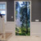 A.Monamour Türtapete Selbstklebend Türfolie Türposter 3D Weg Straße In Nebligen Wald Wäldern Bäume Naturlandschaft Vinyl Folie Türdeko Tapete Wandbild Türaufkleber Türtattoo 83 x 204 cm
