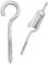 304 Edelstahl Schraubhaken, Metallhaken, Heavy Duty Screw Eye Hooks, Holzklemme Ring Eye Haken, Hängemattenhalterungen, Ösenbolzen (8.0 4 pcs +1 pcs 1/4 hex shank wing nut driver)