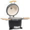 Accueil extérieur AutresKamado Barbecue Grill Fumoir Céramique 44 cm