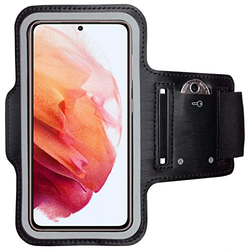 CoverKingz Brassard de Sport pour Samsung Galaxy A33 5G - Brassard pour Smartphone, Accessoire de Sport avec Poche pour Les clés Galaxy A33 5G - Accessoire Sport, Brassard téléphone Portable Noir