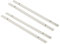 SPORTARC 4pcs HSS Thickness Planer Blade 319x18.2x3mm Wood Planer For Ryobi ETP1531AK