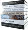 PTShadow 7 Pcs Dekorative Bücher für Heimdekor, schwarz und weißRegal Dekor Akzente Bibliothek Dekor für Home Sweet Stacked Books