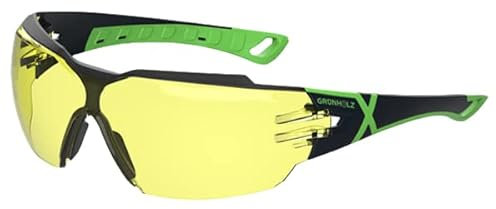 Grünholz Schutzbrille, gelb