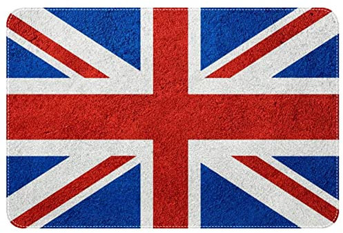 VBFOFBV Zerbino, Zerbino per interni all'aperto, Tappeto antiscivolo per tappetino resistente, Zerbino anteriore per ingresso, Patio,Bandiera britannica
