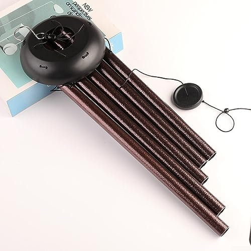 Windspiel, 91,4 cm Metallrohr, tiefer Ton, Resonanz-Sound, Kirchenglocke, Windspiel, Gartendekoration, Retro-Dekor, Gedenk-Windspiel