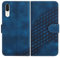 JayModCase Mobile Phone Case for Huawei P20, with Card Slot, Stand Function, Magnetic, PU Leather Case, Folio Flip Case Compatible with Huawei P20 - Blue