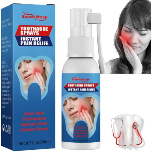 Toothache Relieving Spray,Toothache Pain Relief for Adult,Oral Care Spray,Dental Pain Relief,Pain Spray for Toothache Relief,Pain Relief for Toothache,Gum Pain Spray,Effective Toothache Remedy Spray