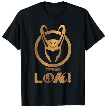 LOKI-Bronze Horn Logo POCKET T-Shirt