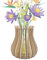Holzvase Kit für Lego Blumen Blumenstrauß 10280 10313 Niedliche Blumenvase Bauset für Lego Blumenstrauß Arrangement Heimdekoration für Frauen Erwachsene