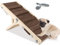 Umtiti Haustierrampe aus Holz, zusammenklappbar, tragbar, 4 Stufen, verstellbar, 22,9 cm bis 43,9 cm, mit Rutschfester 5 Pfoten-Traktionsmatte für kleine, mittelgroße Hunde.Dog Ramps-BN,DE