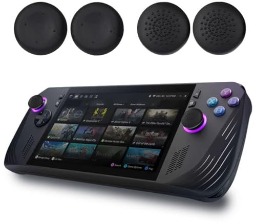 4 tapas de agarre para el pulgar para consola de juegos ROG Ally X, silicona para palanca de mando, protector de botón para consola de mano ROG Ally X