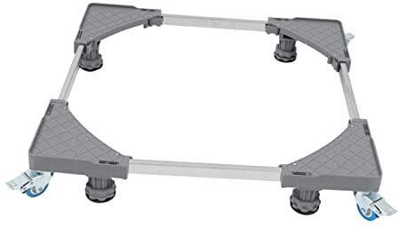 Uonlytech 1stück Einstellbares Waschmaschinenuntergestell Aus Edelstahl Höhenverstellbarer Sockel Für Waschmaschinen Und Kühlschränke Vermeidung Von Bodenkontakt Einfachen Reinigung