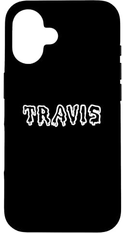 Scary Name Travis Creepy Horror Font Hülle für iPhone 16