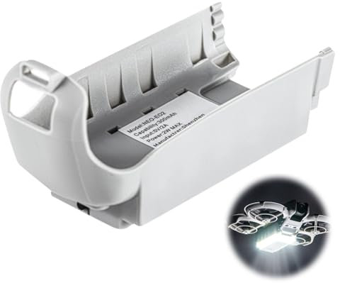 D JI Neo Zubehör - LED Nachtlichtständer für D JI Neo - Perfekte Passform, Höhenanpassung, Wiederaufladbare Batterie, Einfache Montage & Demontage, Ideal für Nachtflüge und sichere Landungen