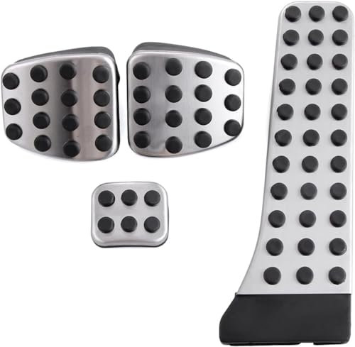 TMXM Auto Fußpedalabdeckung für Mercedes Benz W211 W212 W210 X204 W218 Auto Fußpedal Gas Gaspedal Bremse Restfoot Rutschfestes Pedal Edelstahl Zubehör