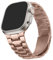 HITZEE Metal Correa Compatible con Correa Apple Watch 49mm 46mm 45mm 44mm 42mm, Acero Inoxidable Correas Hombre Mujer Band Compatible con iWatch Ultra 2 Serie 10 9 8 7 SE 6 5 4 3 2 1, Rosa Oro