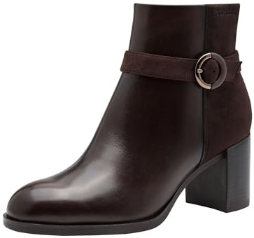 Tamaris Women's Damen Boot Heel 1-25363-45 Ankle, Mocha, 6 UK