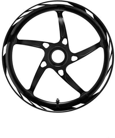 VQLDPX Motorrad-Radnabenaufkleber Reflektierender Motorrad-Radnabenaufkleber Mit Nachtstreifen Für Aprilia RSV4 Dorsoduro Shiver 750 900 RS V4 Radnabenaufkleber Wetterfeste Felgenaufkleber(Farbe 8)
