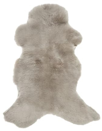 Vanuba Lammfell 90-100cm (M) - Weich Schaffell Echt Groß - Fellteppich - Fell für Stühle - Schlafzimmer Deko Fell - Lambskin
