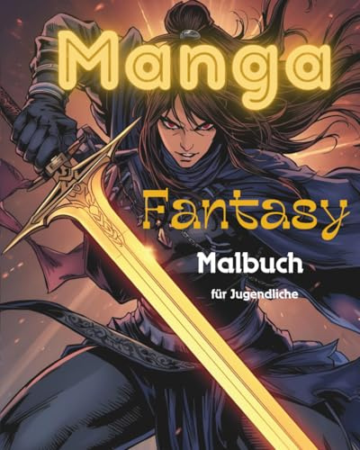 Manga Fantasy – das Malbuch für Jugendliche