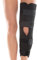 TOROS-GROUP Ortopédico Bisagra Larga Estabilizador Rótula Refuerzo De Apoyo De La Rodilla Ajustable 40 cm Negro