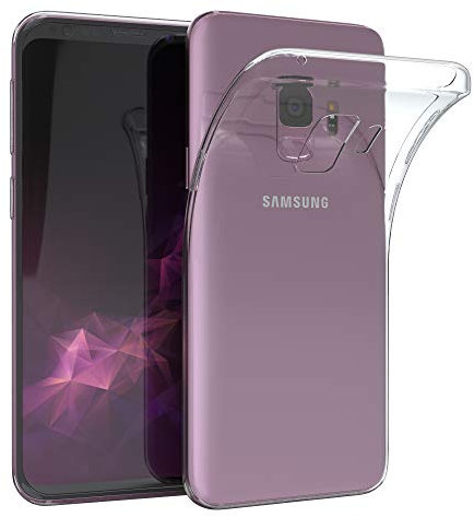 EAZY CASE Hülle kompatibel mit Samsung Galaxy S9 Schutzhülle Silikon, Ultra dünn, Slimcover, Handyhülle, Silikonhülle, Backcover, Durchsichtig, Klar Transparent