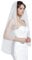 BEAUTELICATE Schleier Brautschleier Braut Hochzeit Softtüll Weiß Ivory Lang Kurz Ellbogenlang Mit Metall Kamm 1 Schicht V67