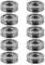 ASHATA 10 Stücke U604ZZ 3D-Drucker-Riemenscheibenradlager, U-Nut-Riemenscheibenlager für 3D-Drucker, Ersatz-Extruderzubehör für 3D-Drucker, 4 * 13 * 4 mm