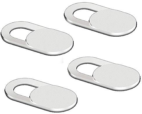REY 4X Cubierta Webcam Cover Slider Diseño Ultra Fino, Anti-Hacker, Camera Cover Tapa Webcam para Ordenadores, PC, Portátiles, Tablets y Móviles