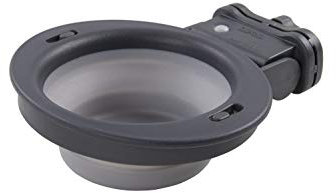 Dexas Collapsible Kennel Bowl Small Light Gray