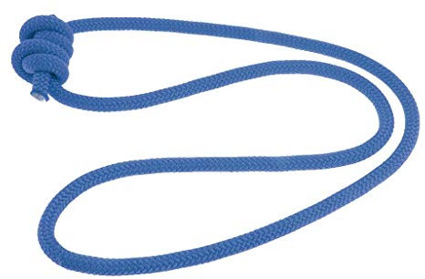 Inzopo Prusik Schnur, 6 mm, vorgenähte Prusik-Schlaufe, 122 cm, Prusik für Klettern, Baumpfleger, Abseilen, Rettung, Bergsteigen, hitzebeständig, Blau