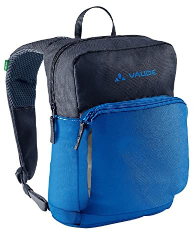VAUDE Kinderrucksack Minnie für Jungen & Mädchen, komfortabler Wanderrucksack Kinder 5 L in Blau, Wetterfester Kindergartenrucksack mit viel Stauraum & reflektierende Elemente