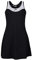 HEAD Womens Diana Dress W Kleid, Black/White, L
