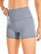 CRZ YOGA Femme Short Cycliste Sport Décontracté Legging De Yoga Sport Taille Haute Pantalon - 10cm Neige Fondue 42