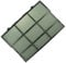 Filtro plástico grande negro 308 x 213 mm aire acondicionado 5230AR2630A, 5230AR2003A LG Climatizador 5230AR2630A, 5230AR2003A LG