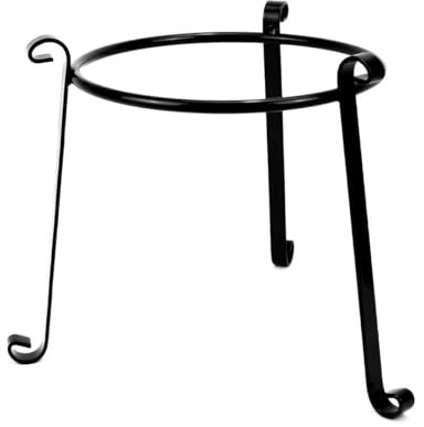 BESCH Portamacetas de Estilo Romano Grande Moderno para Soporte de Macetas para Habitaciones, salón, balcón o jardín (25cm/10, Metal)