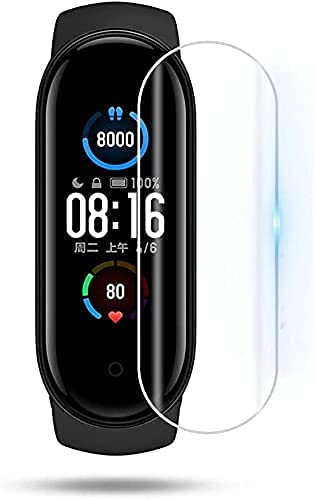 TechPunt Protector de Pantalla Xiaomi Mi Band 5 Fitness Tracker Heart Rate Monitor